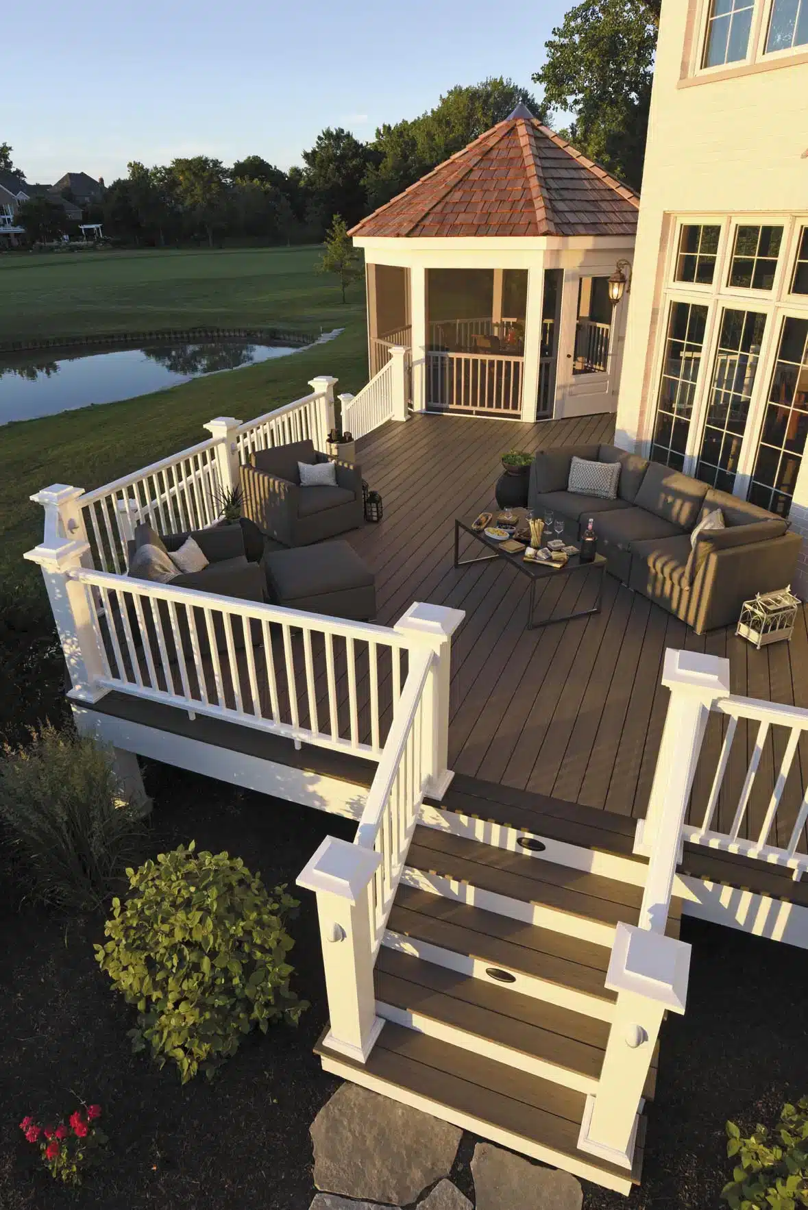 PVC Decking by composite deck building company in dane county WI